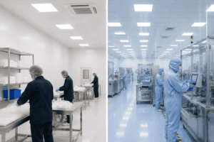 White room vs clean room manufacturing